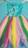 Kids Costumes to Hire - Blue top with rainbow tulle dress